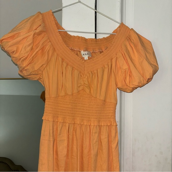 A.L.C. Adena Off-The-Shoulder Midi Dress - Picture 5 of 8